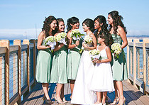 Intercontinental The Clement Monterey Wedding Bridesmaids